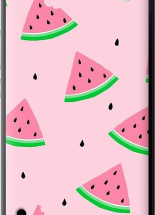 Чехол на huawei honor 6 plus розовый арбуз "4314u-179-10746"