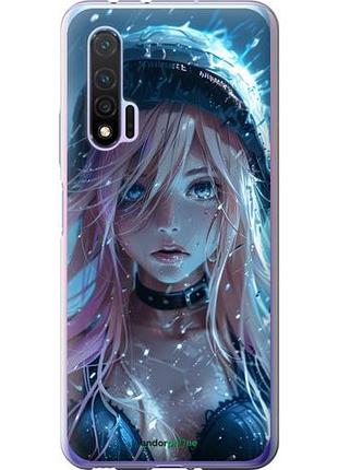 Чехол на huawei nova 6 аниме-дива под дождем "6120u-1821-10746"