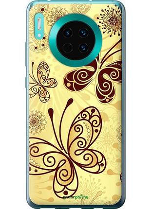 Чехол на huawei mate 30 красивые бабочки "4170u-1773-10746"