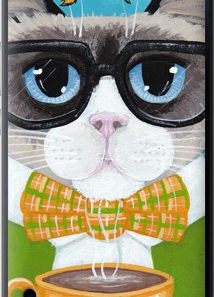 Чехол на huawei honor 6 plus cat&coffee "4053u-179-10746"