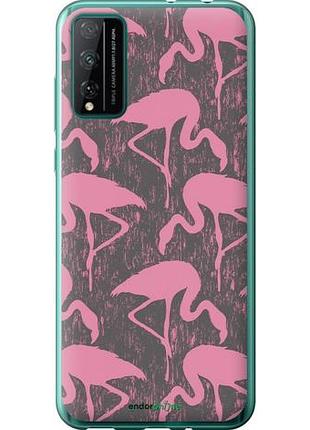 Чехол на huawei honor play 4t pro vintage-flamingos "4171u-1914-10746"