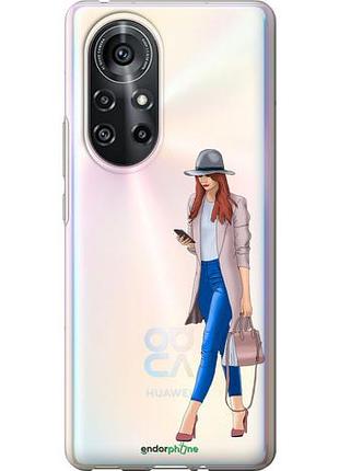 Чехол на huawei nova 8 pro девушка 1 "4751u-2246-10746"