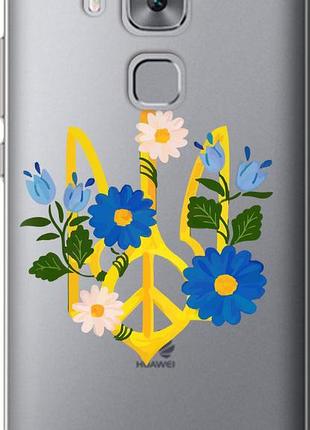 Чехол на huawei nova plus герб v3 "5265u-961-10746"