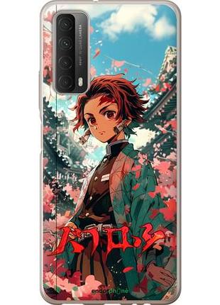 Чехол на huawei p smart 2021 tanjiro kamado "6132u-2100-10746"