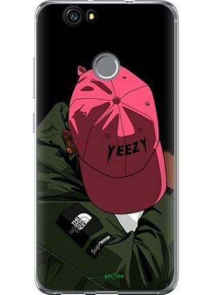 Чехол на huawei nova logo de yeezy "3995u-439-10746"