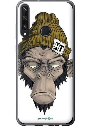 Чехол на huawei y6p обезьяна в шапке "4183u-1952-10746"