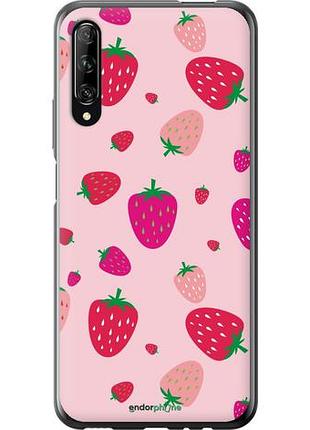 Чехол на huawei p smart pro клубнички "4332u-1906-10746"