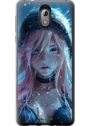 Чехол на nokia 3.1 аниме-дива под дождем "6120u-1530-10746"