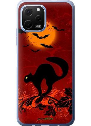 Чохол на huawei nova y61 чорна кішка під місяцем "1190u-2983-10746"