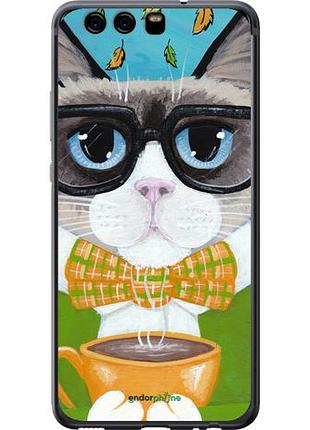 Чехол на huawei p10 cat&coffee "4053u-780-10746"