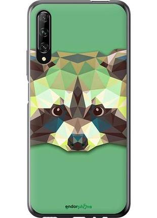 Чехол на huawei p smart pro енот "1217u-1906-10746"
