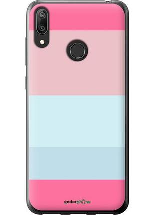 Чехол на huawei y7 2019 полосы1 "4589u-1638-10746"