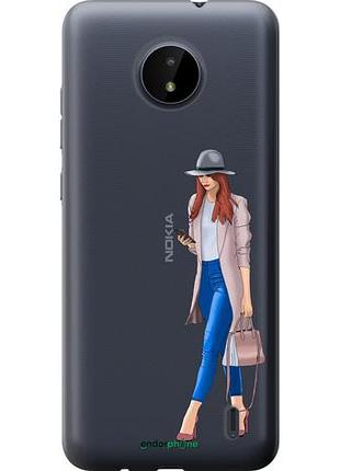 Чехол на nokia c20 девушка 1 "4751u-2510-10746"