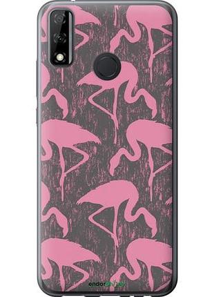 Чехол на huawei p smart 2020 vintage-flamingos "4171u-2060-10746"