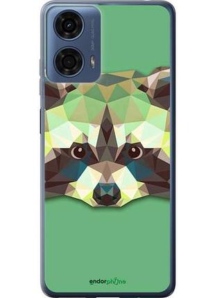 Чехол на motorola moto g24 power енот "1217u-3665-10746"