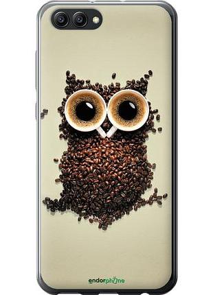 Чохол на huawei honor v10 / view 10 сова з кави "777u-1579-10746"