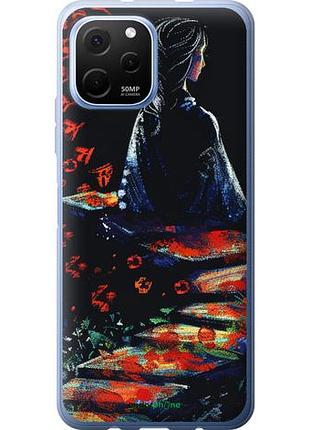 Чехол на huawei nova y61 мечтательная девушка "6042u-2983-10746"