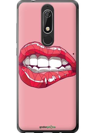 Чехол на nokia 5.1 sexy lips "4174u-1529-10746"