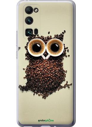 Чохол на huawei honor 30 pro сова з кави "777u-1920-10746"