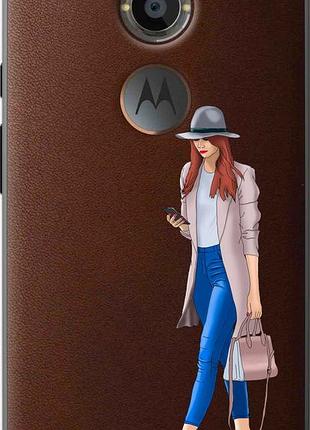 Чехол на motorola moto x2 девушка 1 "4751u-372-10746"