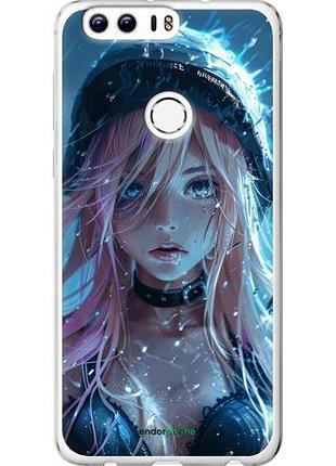 Чехол на huawei honor 8 аниме-дива под дождем "6120u-351-10746"