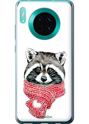 Чехол на huawei mate 30 енот в шарфе "4688u-1773-10746"