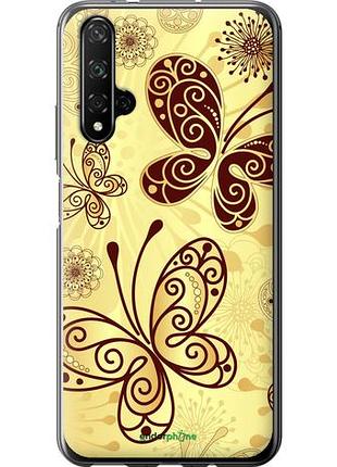 Чехол на huawei honor 20 красивые бабочки "4170u-1697-10746"
