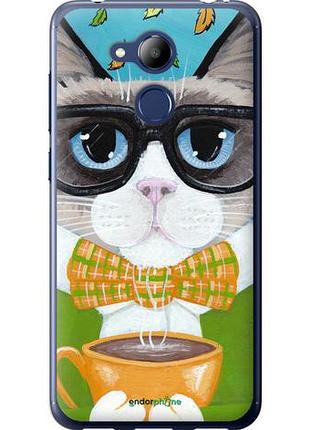 Чехол на huawei honor 6c pro cat&coffee "4053u-1358-10746"