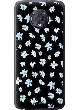 Чехол на motorola moto g6 plus цветочный "4900u-976-10746"