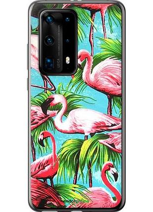 Чехол на huawei p40 pro plus tropical background "4016u-1917-10746"