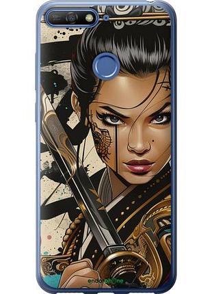 Чехол на huawei honor 7a pro воительница ветров "6077u-1440-10746"