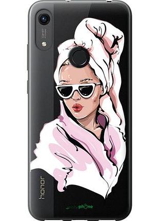 Чохол на huawei honor 8a дівчина в окулярах 2 "4714u-1635-10746"