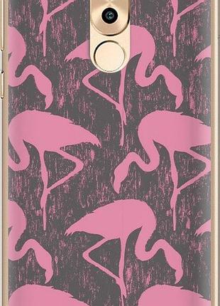 Чехол на huawei gr5 2017 vintage-flamingos "4171u-473-10746"