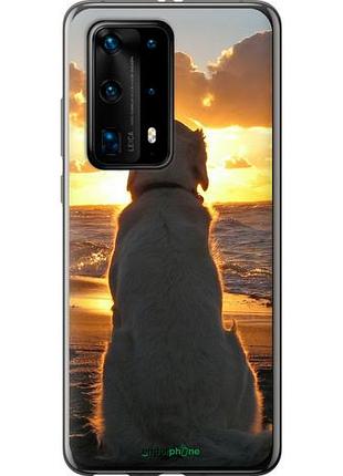 Чохол на huawei p40 pro plus захід і собака "3966u-1917-10746"