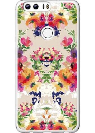 Чехол на huawei honor 8 цветочный узор "1083u-351-10746"