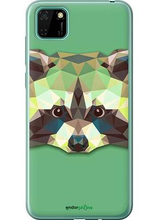 Чехол на huawei y5p енот "1217u-1936-10746"