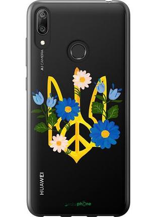Чехол на huawei y7 2019 герб v3 "5265u-1638-10746"