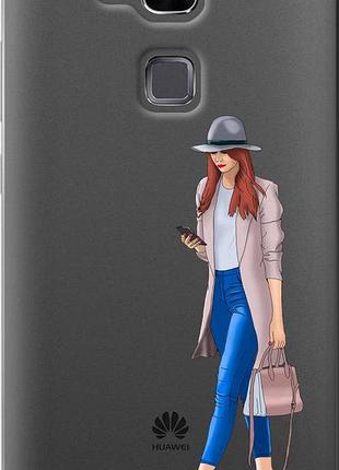 Чехол на huawei ascend mate 7 девушка 1 "4751u-140-10746"