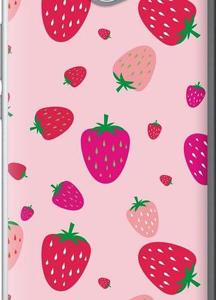 Чехол на huawei y7 2017 клубнички "4332u-1019-10746"
