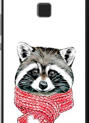 Чехол на huawei p9 lite енот в шарфе "4688u-298-10746"