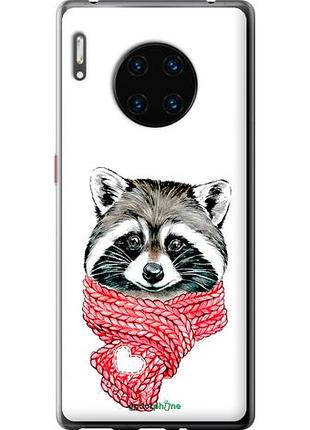 Чехол на huawei mate 30 pro енот в шарфе "4688u-1796-10746"