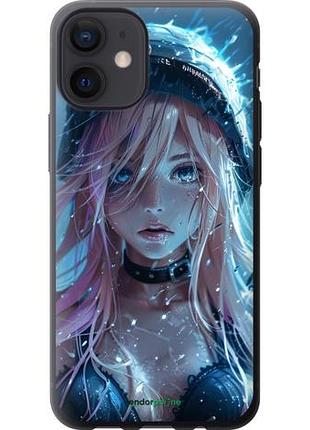 Чехол на iphone 12 mini аниме-дива под дождем "6120u-2071-10746"