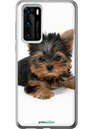 Чехол на huawei p40 щенок йоркширского терьера "931u-1840-10746"