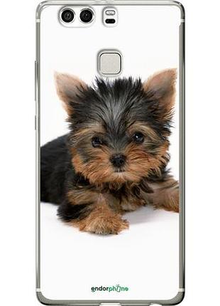 Чехол на huawei p9 plus щенок йоркширского терьера "931u-300-10746"