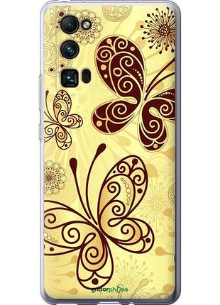 Чехол на huawei honor 30 pro красивые бабочки "4170u-1920-10746"