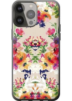 Чехол на iphone 13 pro max цветочный узор "1083u-2371-10746"