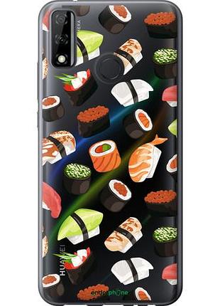 Чехол на huawei p smart 2020 суши "4404u-2060-10746"