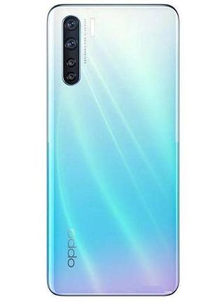Крышка oppo a91 со стеклом камеры white