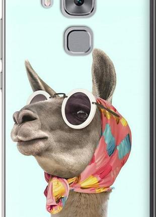 Чехол на huawei nova plus модная лама "4479u-961-10746"