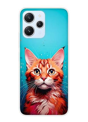 Чохол на xiaomi redmi 12 кішка (принт 408)